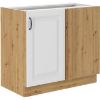 Obrazek Szafka kuchenna Stilo biały mat/artisan 105 ND 1F BB