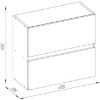 Obrazek Szafka kuchenna Magnolia G60 2D uchylna