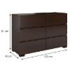 Obrazek  Komoda Drewniana Sosnowa 6s Skandica Vestre Palisander 