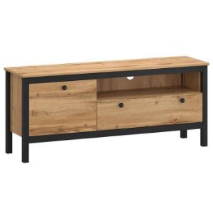 Obrazek  Szafka RTV 8 Palmer dąb wotan/czarny 