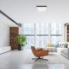 Obrazek Plafon Reno Black EK77863 12W KW PL1
