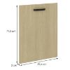 Obrazek  Front kuchenny SCANDI jodełka/antracyt front zm 713x596 