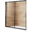 Obrazek Drzwi prysznicowe Patio 140X195 czarny profil