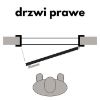 Obrazek Drzwi wewnętrzne CAMPE 2*6 60P Białe WC+PODC
