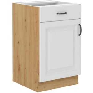 Obrazek Szafka kuchenna Stilo biały mat/artisan 50D 1F 1S BB