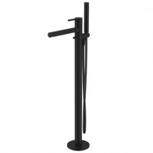 Obrazek Bateria wannowa wolnostojąca Pi czarny mat