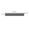 Obrazek Cokół antracyt 2000X150 mm (2 szt)