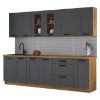 Obrazek Kuchnia Luna dustgrey/artisan 260 bez blatu