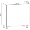 Obrazek Szafka kuchenna Gardena D80Z white