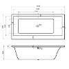 Obrazek Wanna Capri 170x80
