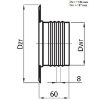 Obrazek Rozeta ROZ110-ML biała
