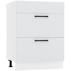 Obrazek Szafka kuchenna Kate d60pc s/2 zasl jasny szary mat