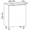 Obrazek Szafka kuchenna Gardena D60Z p white