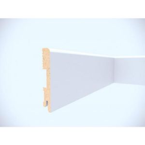 Obrazek Listwa przypodłogowa MDF Foge LB1 100 biały półmat