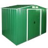 Obrazek Eco metalowy domek ogrodowy wym. 1221X2020X1805 zielony