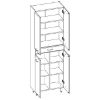 Obrazek Słupek Uno 60 4D1S white