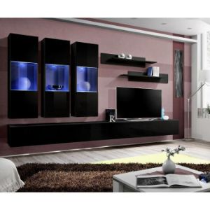 Obrazek Meblościanka Fly E+szkło czarny Zz Fy E2