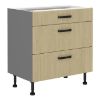 Obrazek Szafka kuchenna SCANDI jodełka/antracyt 80d 3s bb 