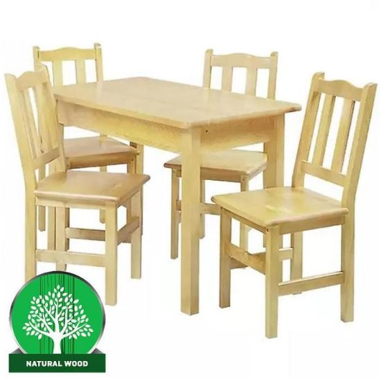 Obrazek Zestaw stół i krzesła Troll sosna