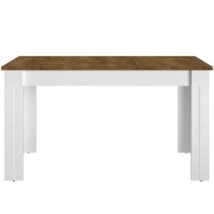 Obrazek Stół Lille 15 140/180 Biały Mat/Dąb Lefkas