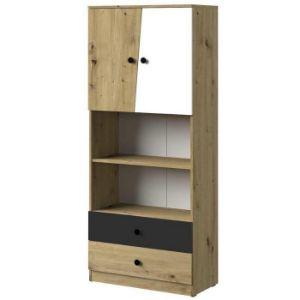 Obrazek Regał Nero 04 80 – Czarny Mat