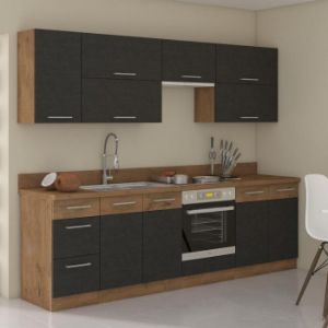 Obrazek Kuchnia Vigo grafit mat 260 bez blatu