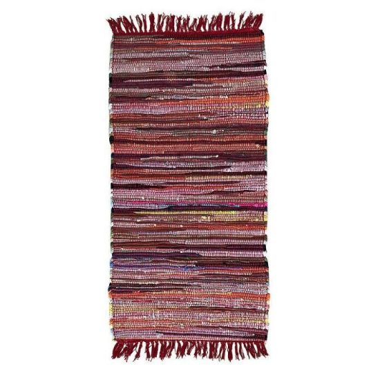 Obrazek Dywan bawełniany Chindi 0.6/1.2 Cr-606 red multi