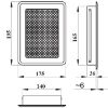 Obrazek Kratka Krlz2-Ml-B Siatka Biała 175x195