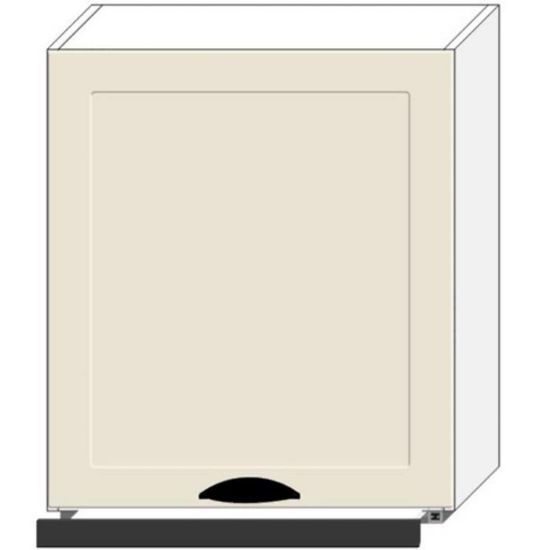 Obrazek Szafka Kuchenna Adele W60/68 Slim Pl Z Okapem Czarnym C