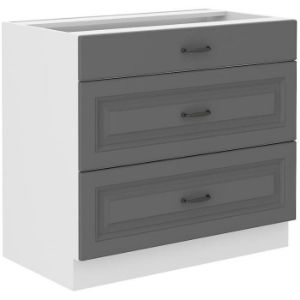 Obrazek Szafka kuchenna Stilo dustgrey/biały 80d 3s bb