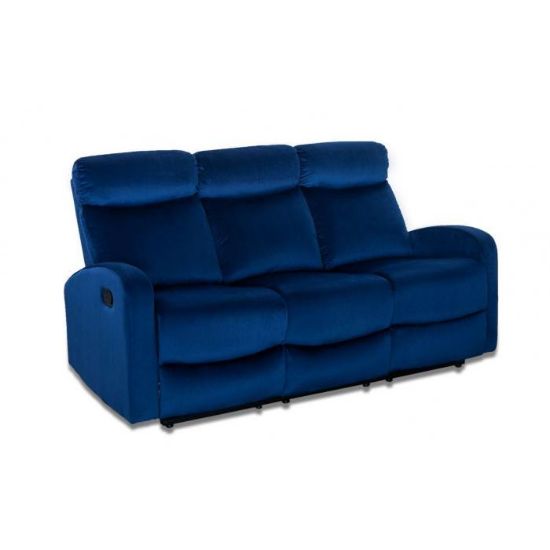 Obrazek Sofa z funkcją relaks Genua c. niebieski