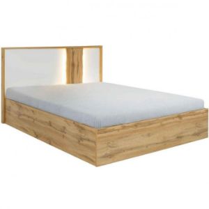 Obrazek Łoże Wood 31  160X200 bez pojemnika  biały/wotan