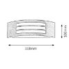 Obrazek Lampa ogrodowa Roma 8511 Pl Patyna