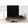 Obrazek Panel lamelowy 3D MDF/HDF Czarny mat 41x190x2750 