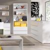 Obrazek Komoda Cosmo C06 4 szuflady 2 drzwi biały