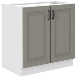 Obrazek Szafka kuchenna Stilo claygrey/biały 80zl 2f bb