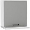 Obrazek Szafka kuchenna Emily W60/68 Slim Pl z srebrnym okapem Dast Grey 