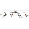 Obrazek Spot R5026B-4S Satyna chrom