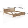Obrazek  Łóżko Sosna LK104–200x200 dąb 