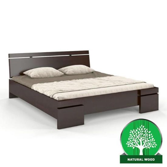 Obrazek Łóżko bukowe Skandica Sparta maxi 200X200 cm. palisander 