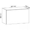 Obrazek Szafka kuchenna Gardena G60KN grey