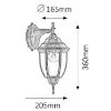 Obrazek Lampa ogrodowa Nizza 8451 dół