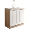 Obrazek Szafka Kuchenna Smart 12D Sonoma/Biały Mat