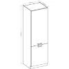 Obrazek Szafka kuchenna Wiktoria Chamonix/Legno 60DK-210 2F