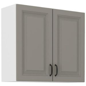Obrazek Szafka kuchenna Stilo claygrey/biały 80g/72 2f