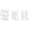 Obrazek Witryna Blanco 05 92 sosna śnieżna/new grey