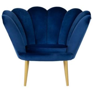 Obrazek Fotel Tristan Bluvel 86/złote