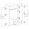 Obrazek Szafa Smart SR2 150 cm dąb sonoma/biały