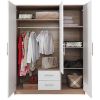 Obrazek Szafa Smart SR2 150 cm dąb sonoma/biały