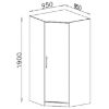 Obrazek Szafa Smart Sr4 1dn Grafit